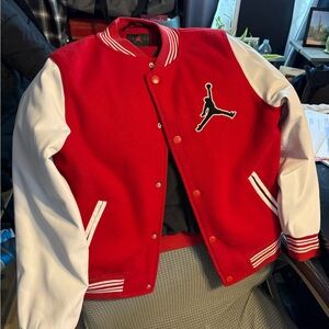 Jordan Red and Black Jacket